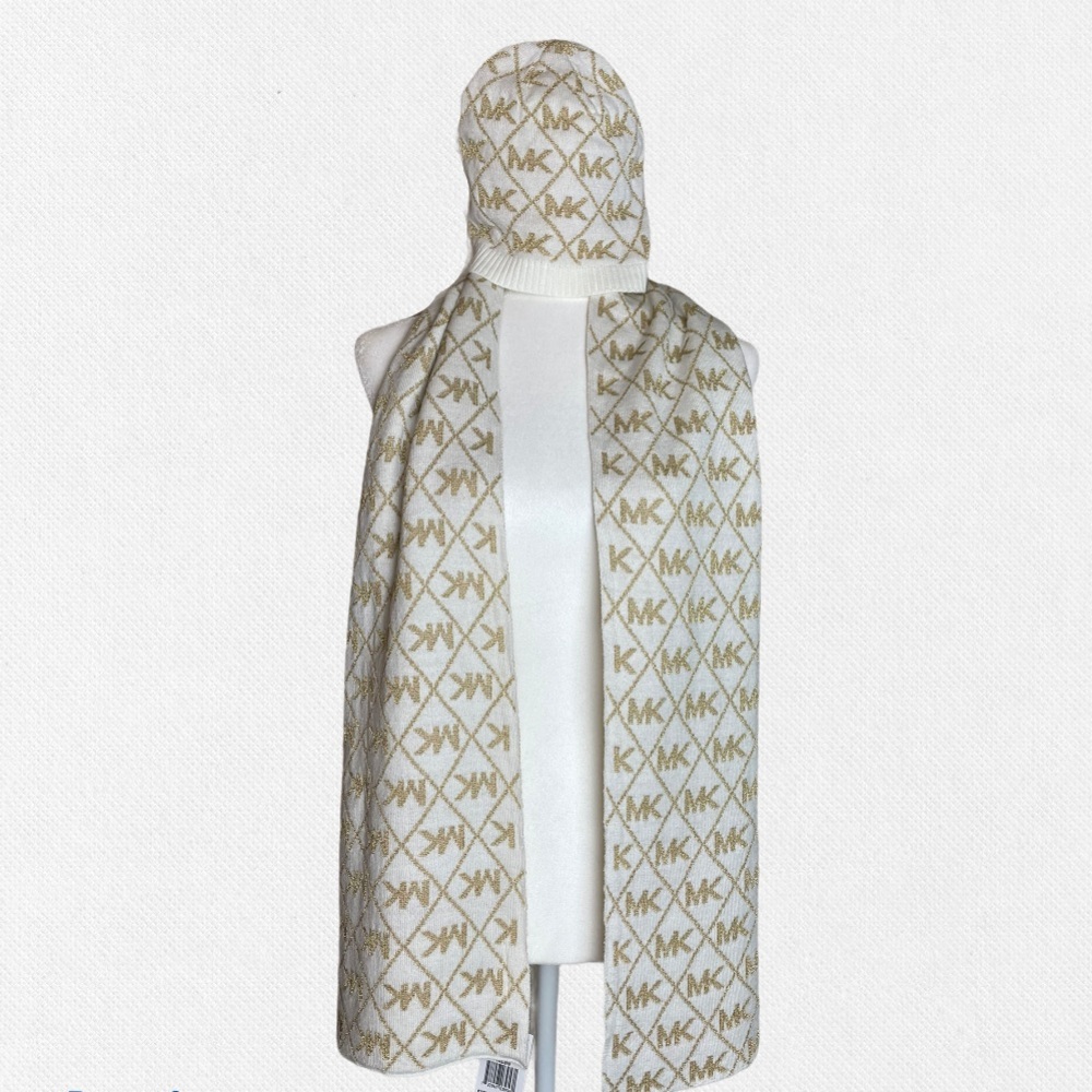 Michael Kors Hat and Scarf Set